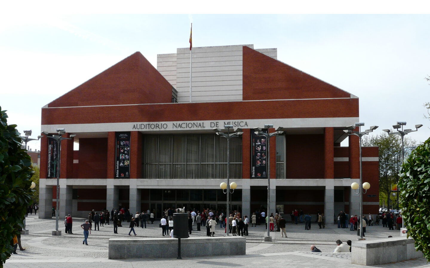 Exterior del Auditorio Nacional de Música de Madrid