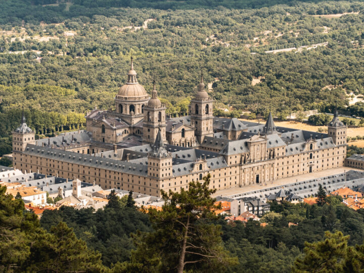 Vista panorámica del Real Monasterio de San Lorenzo de El Escorial