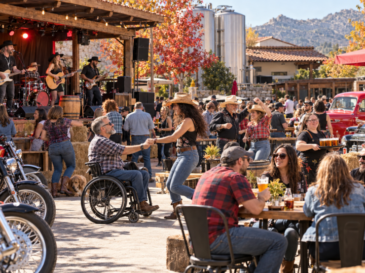 Fiesta country con música, motos y cerveza en la fábrica social CAPAZ