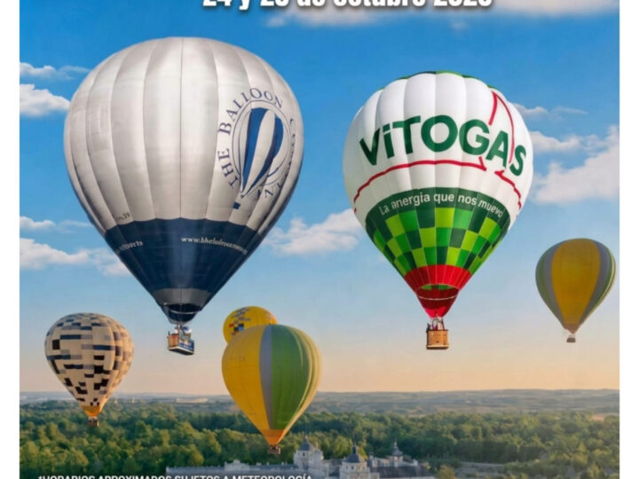 Cartel oficial del Festival de Globos de Aranjuez 2026
